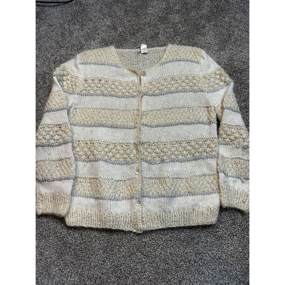 Vintage BULLOCK'S WILSHIRE Mohair Wool Blend Cardigan Sweater Size‎ Small